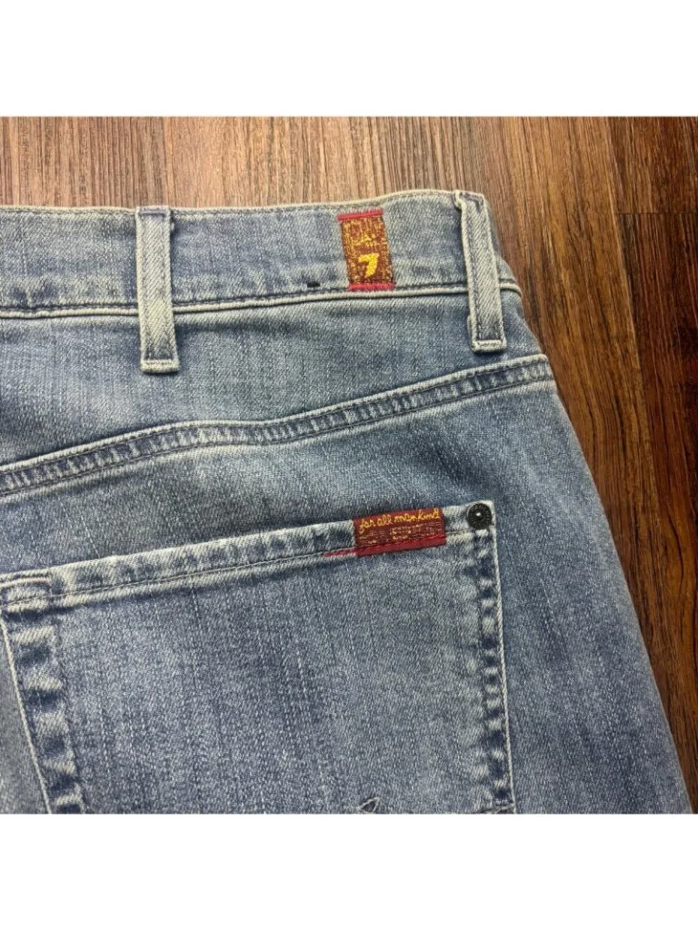 7 For All Mankind Carsen Luxe Performance Jeans Light Wash Men’s Size 38